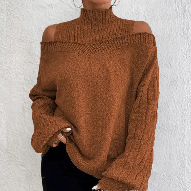 ChicNest - Off-Shoulder Genser for En Trendy Look Motelys