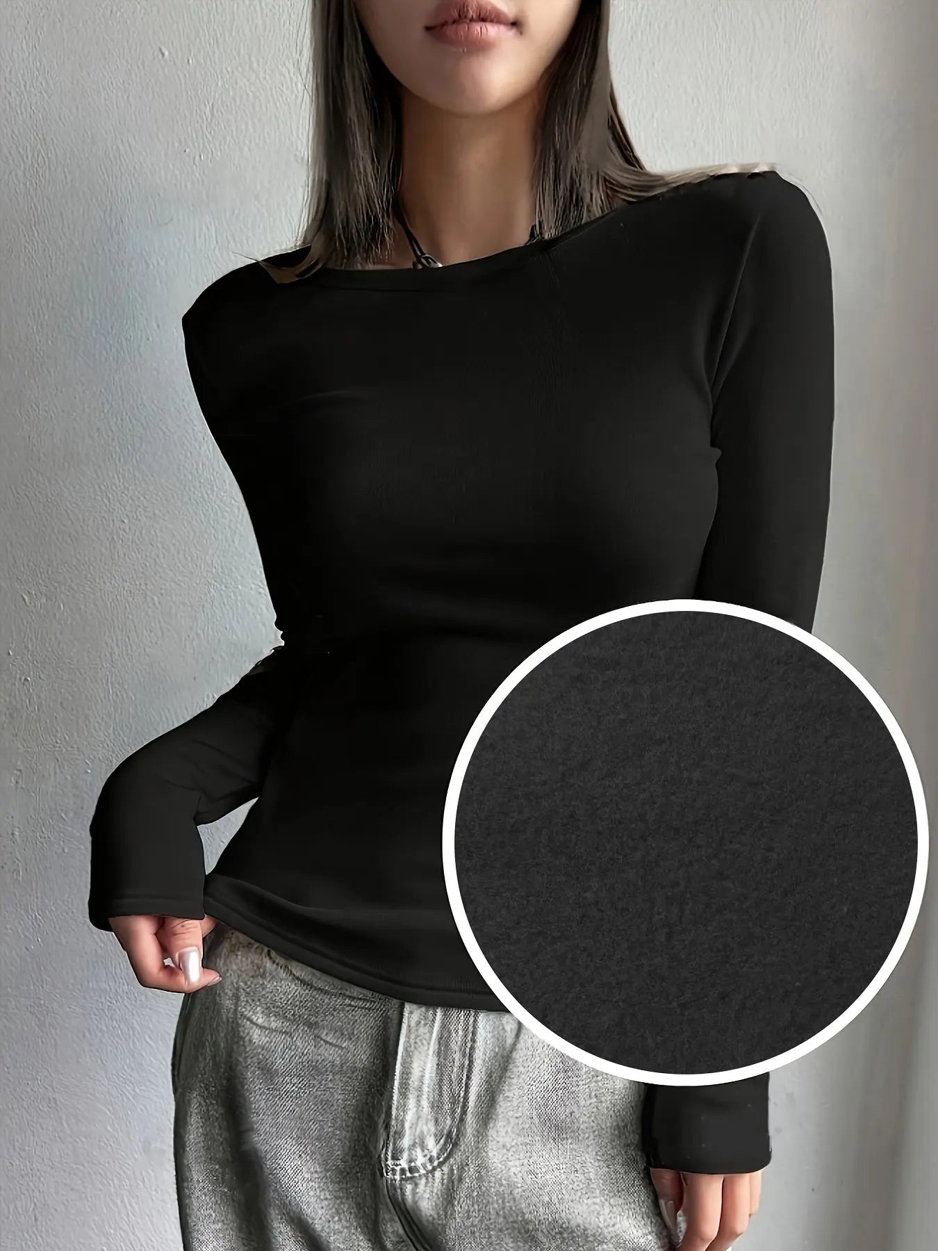 FrostFlex - Termostrikket Slim Fit Topp for Kvinner Motelys