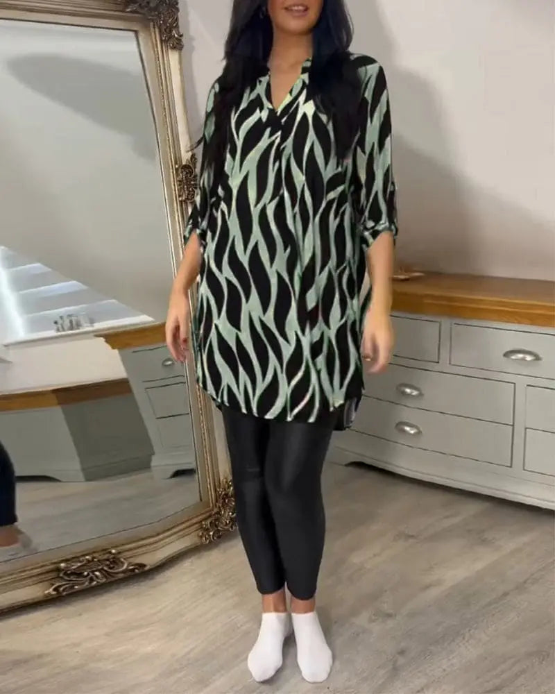 StyleVibe - Bluse til Kvinner for Uformell Eleganse Motelys