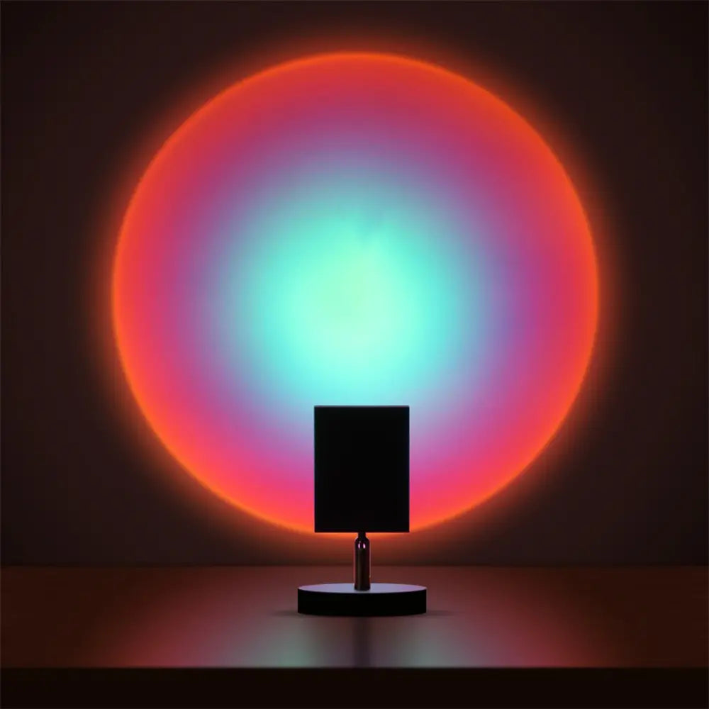 SunsetGlow - Solnedgang Bordlampe for Unik Stemmning Motelys
