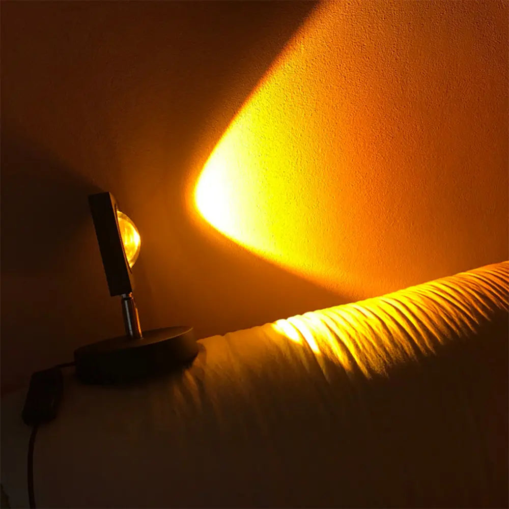 SunsetGlow - Solnedgang Bordlampe for Unik Stemmning Motelys
