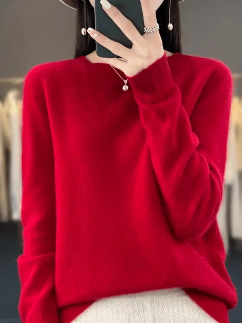 Cashmere Luxe - Elegante Cashmere Kvinne Genser for Hverdagsstil Motelys