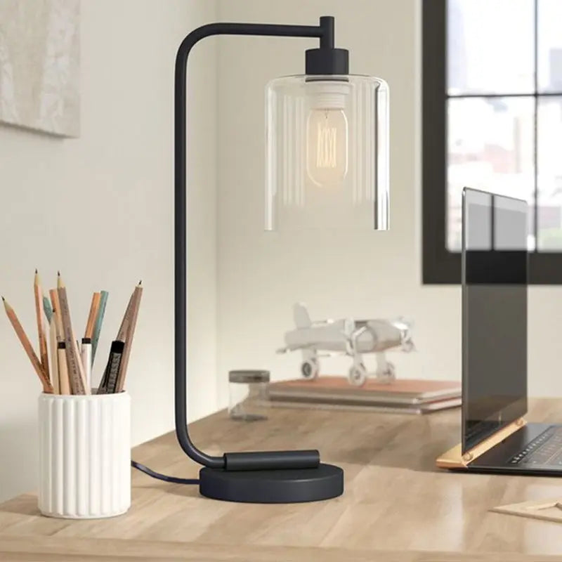 LumeSphere - Stilren Sylindrisk Bordlampe for Et Moderne Hjem Motelys