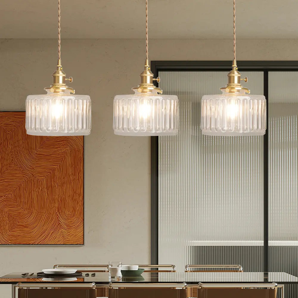 CrystalHaven - Stilig Hengelampe med Krystaller for Elegante Rom Motelys