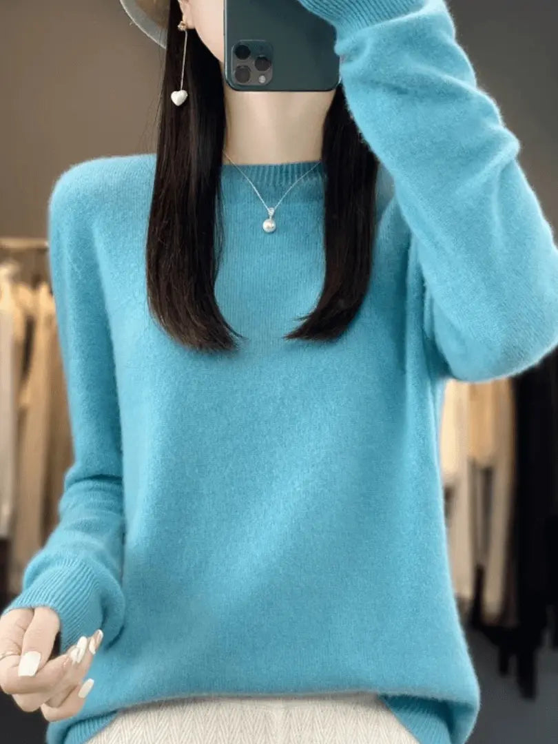 Cashmere Luxe - Elegante Cashmere Kvinne Genser for Hverdagsstil Motelys