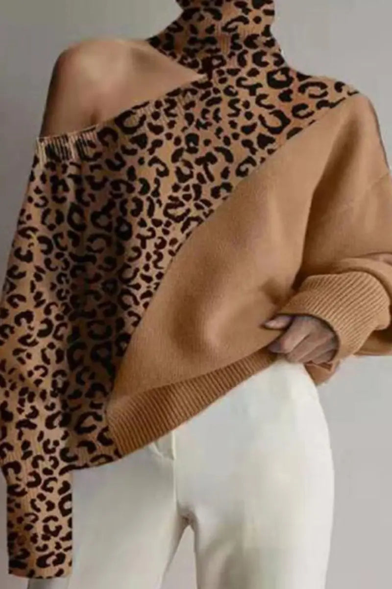 CozyThreads - Elegante Vintergenser for Kvinner i Kaldt Vær Motelys