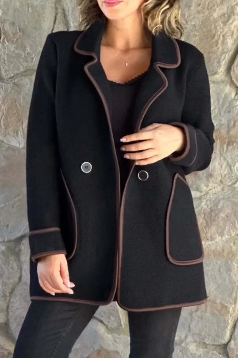 StyleChic - Elegant Blazerjakke til Kvinner for Hverdagsbruk Motelys