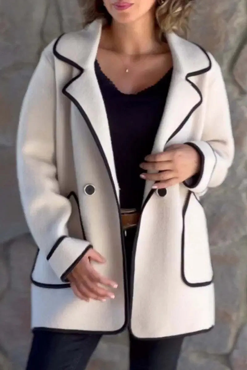 StyleChic - Elegant Blazerjakke til Kvinner for Hverdagsbruk Motelys