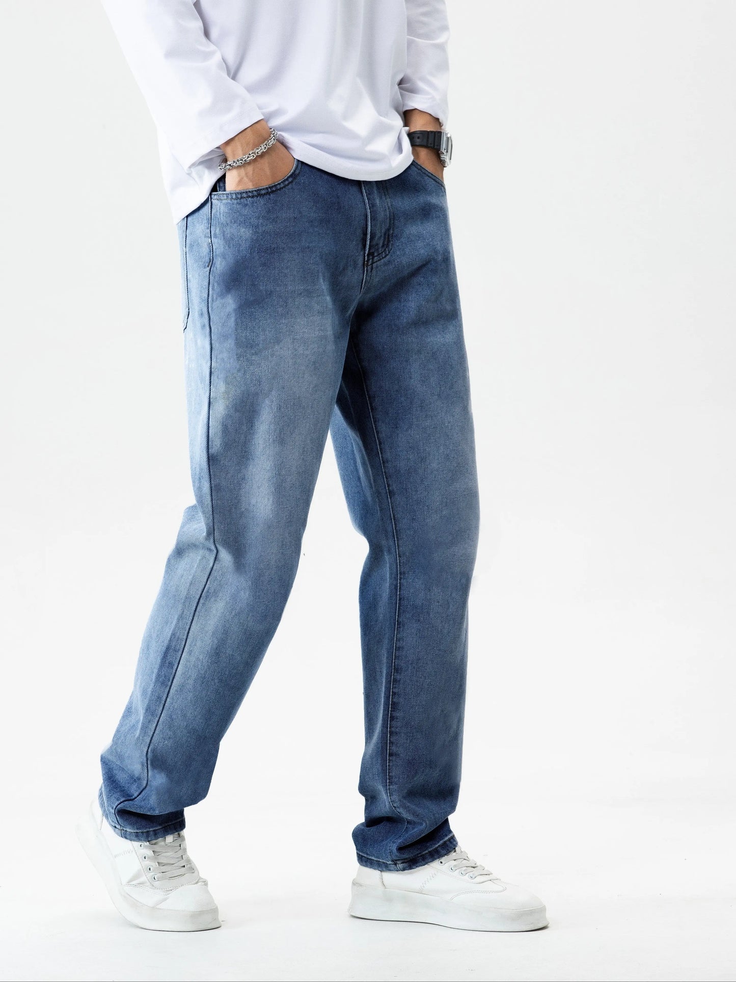 DenimVibe - Stilige Jeans For Menn Med Perfekt Passform Motelys