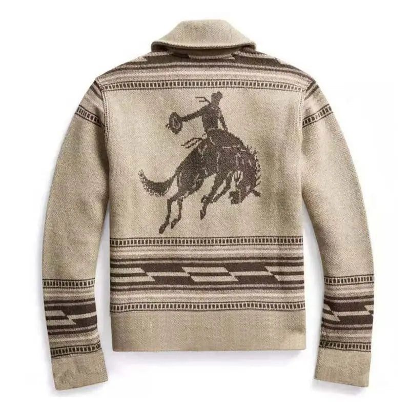 ChicThreads - Jacquard Cardigan for Menn i Elegant Design Motelys