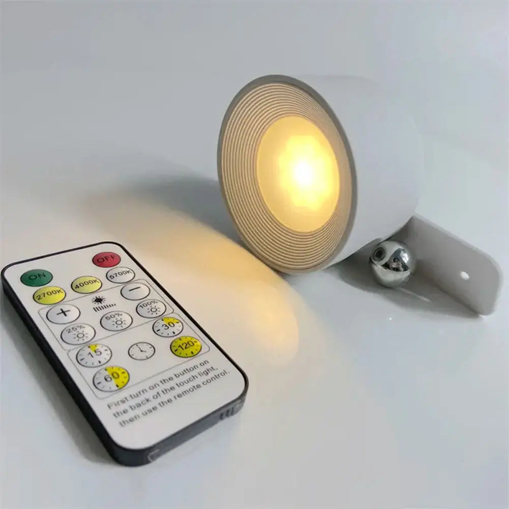 360° oppladbar LED-vegglampe Motelys