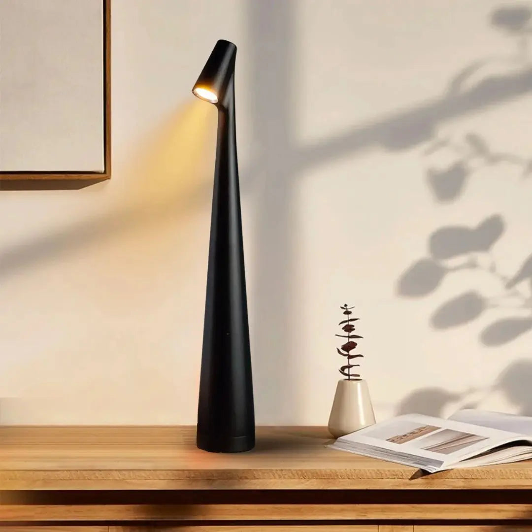 GlowBeam - Trådløs LED-Bordlampe for Stilig Belysning Motelys