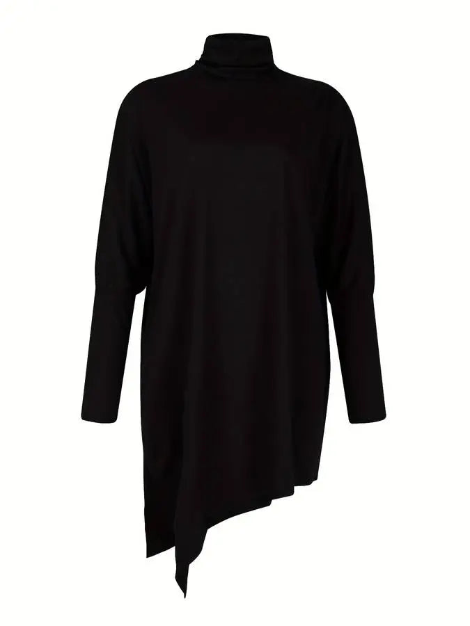 ChicComfort - Lang Rullekrage til Dame for En Slående Look Motelys