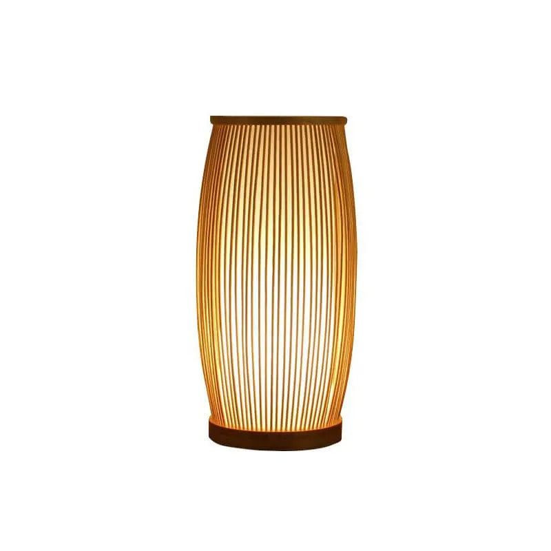 BambooDream - Koselig Bordlampe Nattlys i Bambus for Rommet Ditt Motelys