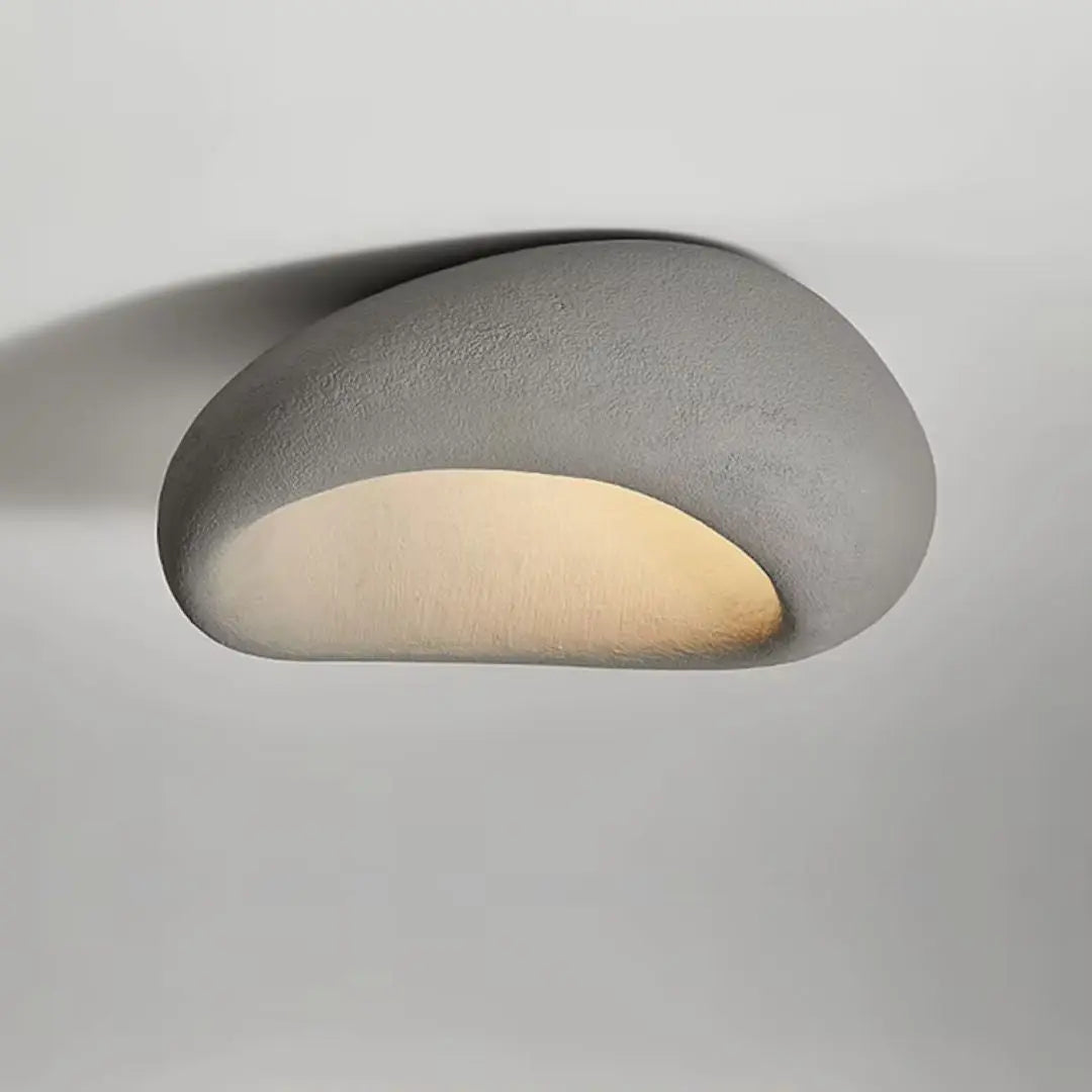 LunaGlow - Pebble-Formet Taklampe for Unik Belysning Motelys