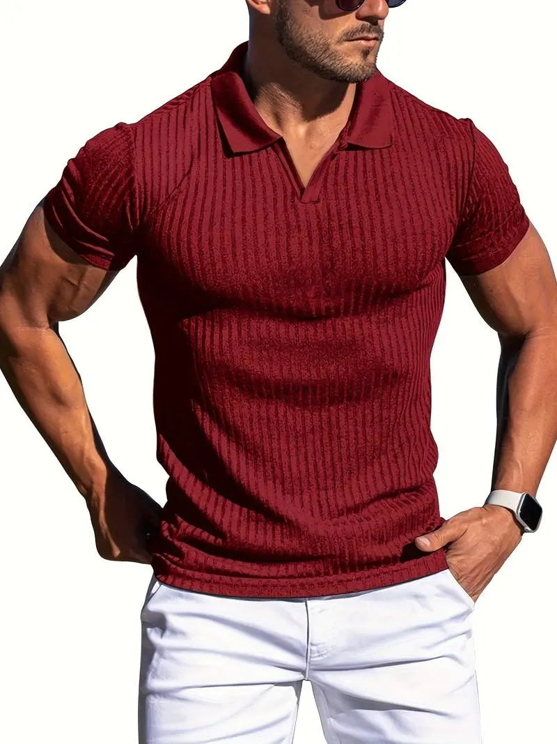 StyleMaster - Slim Fit Poloskjorte for En Modern Look Motelys