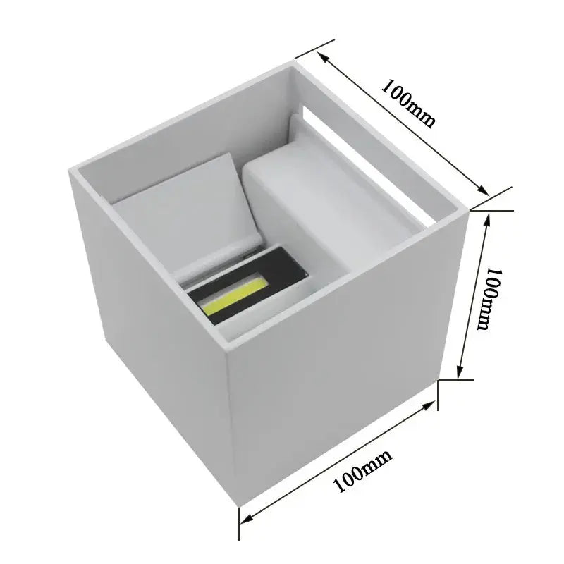 vanntett LED-vegglampe Motelys