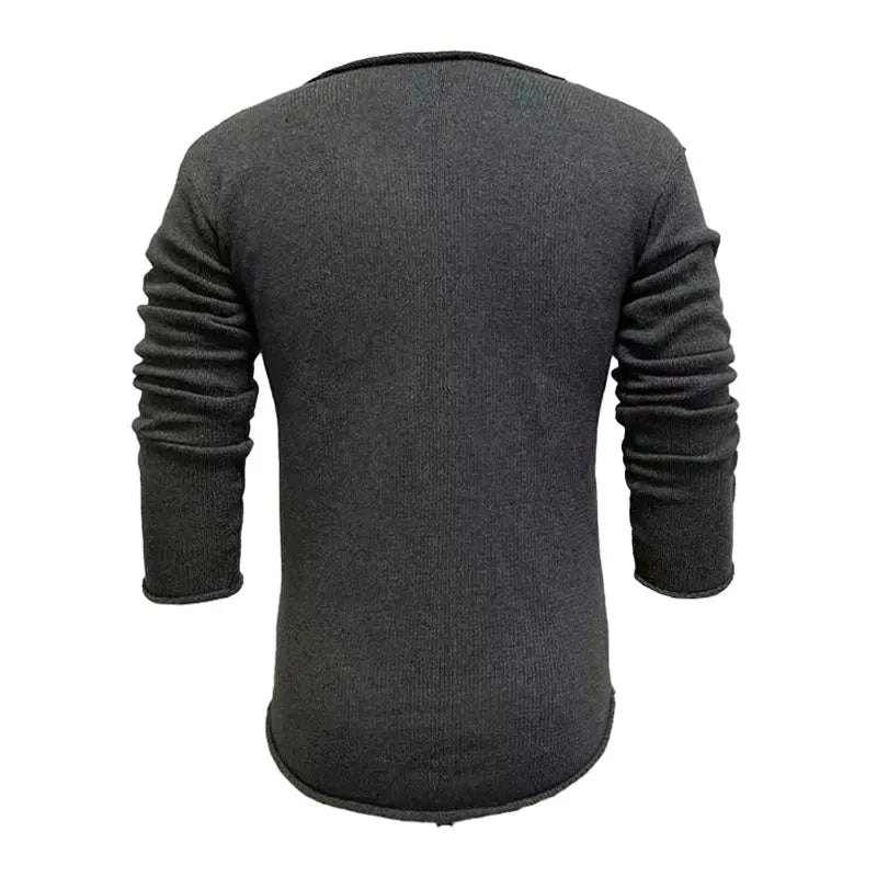 StyleEssentials - Genser med V-Hals for Menn i Moderne Utforming Motelys