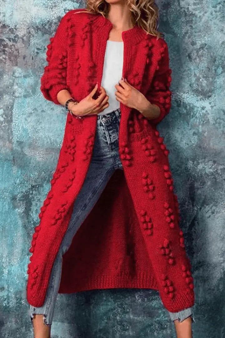 CozyWear - Strikket cardigan for Kvinner Motelys