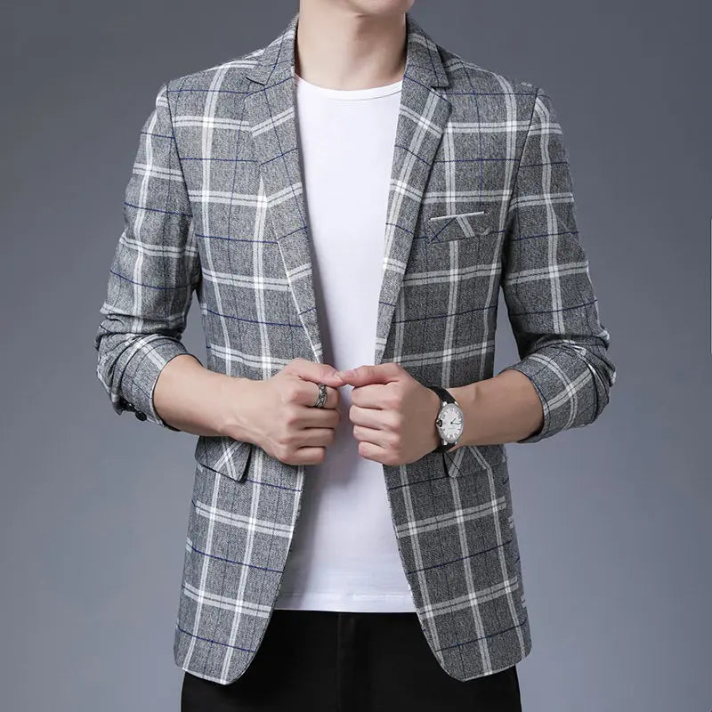 Strikket, stripete blazer Motelys