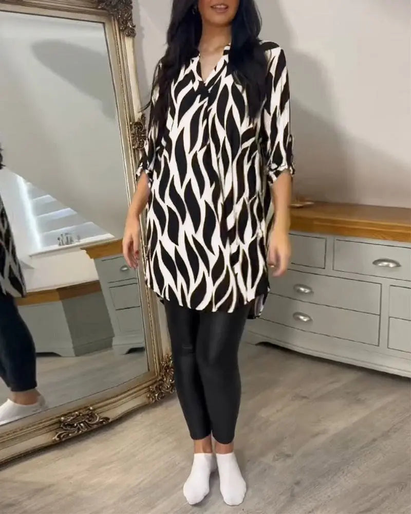StyleVibe - Bluse til Kvinner for Uformell Eleganse Motelys