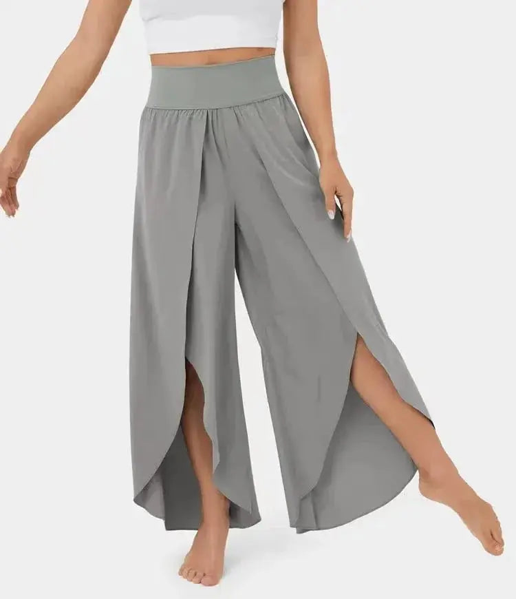 FlowFit - Yoga-bukser med Vide Ben for Komfort og Stil Motelys