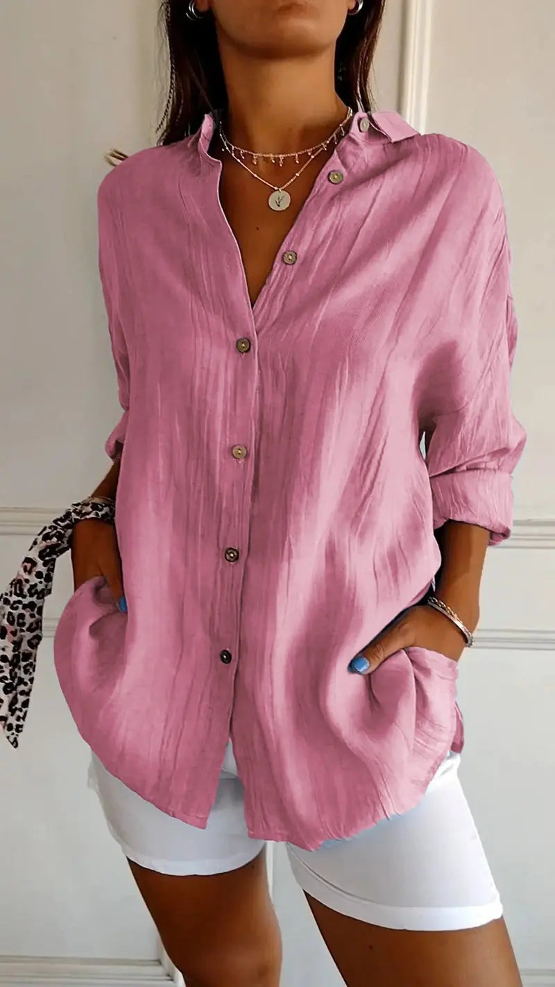 ChicWave - Elegant Sommerbluse for Stilbevisste Kvinner Motelys