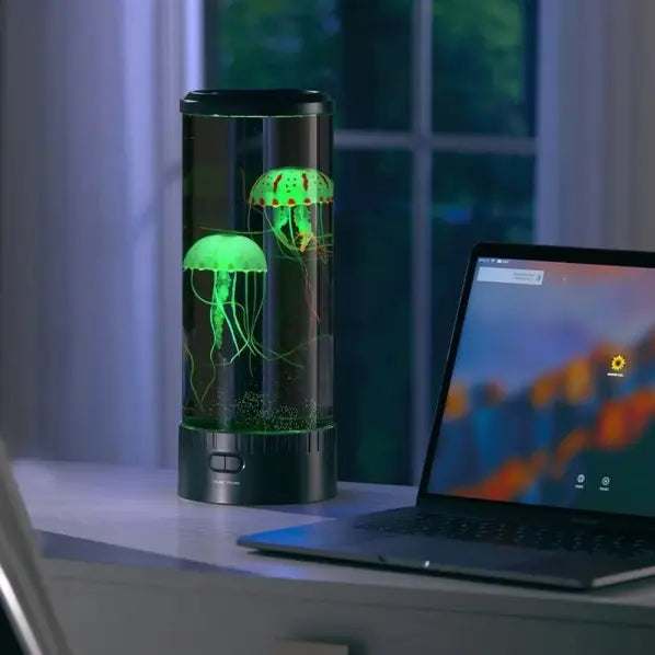 AquaGlow - LED-Maneter Lavalampe for Fantastisk Akvarium Belysning Motelys