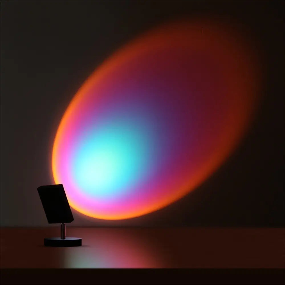 SunsetGlow - Solnedgang Bordlampe for Unik Stemmning Motelys