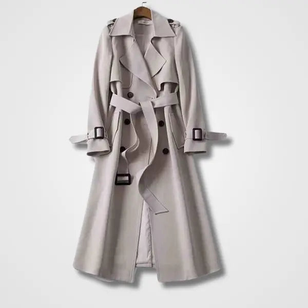 StyleMuse - Elegant Trench Coat til Kvinder for Kritiske Værforhold Motelys