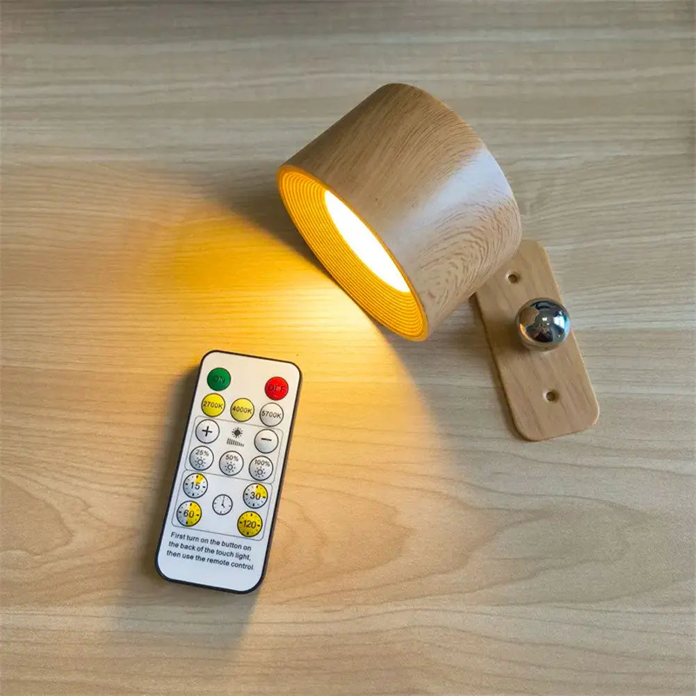 360° oppladbar LED-vegglampe Motelys