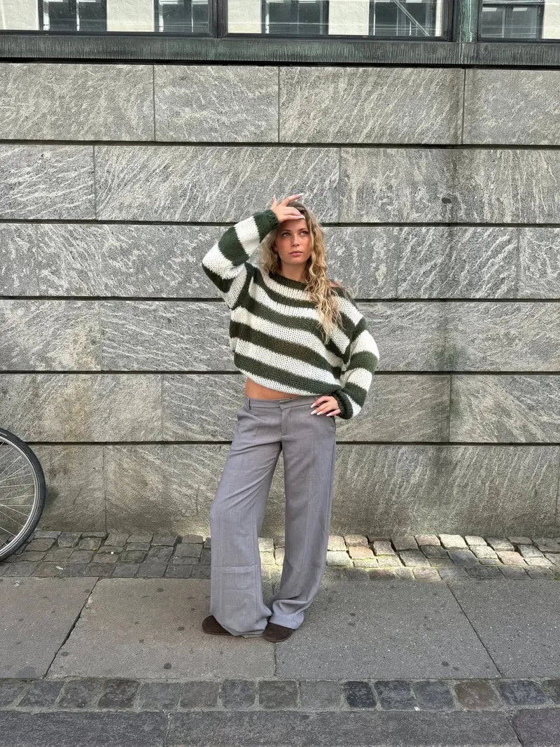 StyleStripes - Genser med Trendy Stripete Design for Din Garderobe Motelys