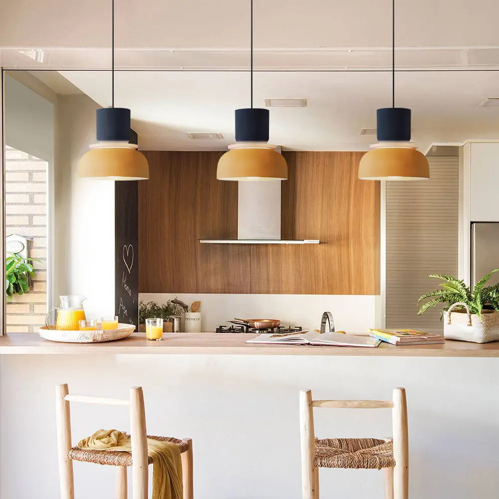 VibrantGlow - Color Block Pendellampe for Et Moderne Hjem Motelys