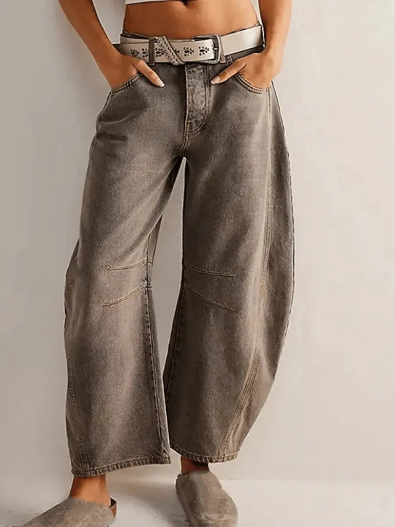 StyleRiver - Trendy Bohemske Jeans for Unik Komfort Motelys