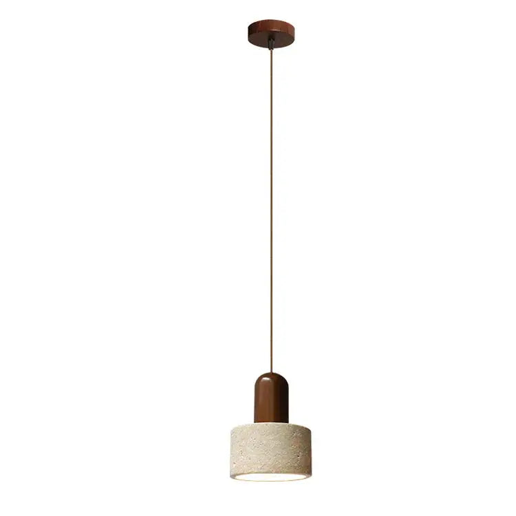 StoneGlow - Elegant Pendellampe i Naturstein for Unik Belysning Motelys
