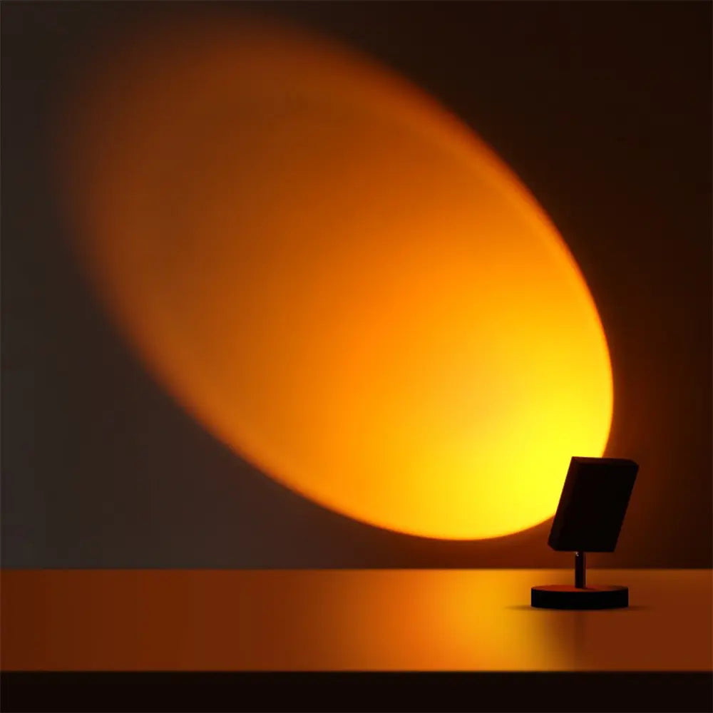 SunsetGlow - Solnedgang Bordlampe for Unik Stemmning Motelys