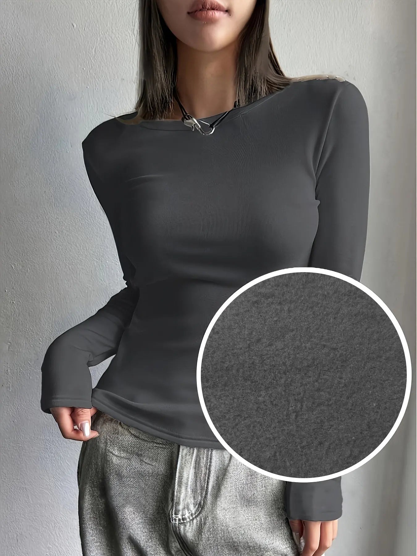 FrostFlex - Termostrikket Slim Fit Topp for Kvinner Motelys