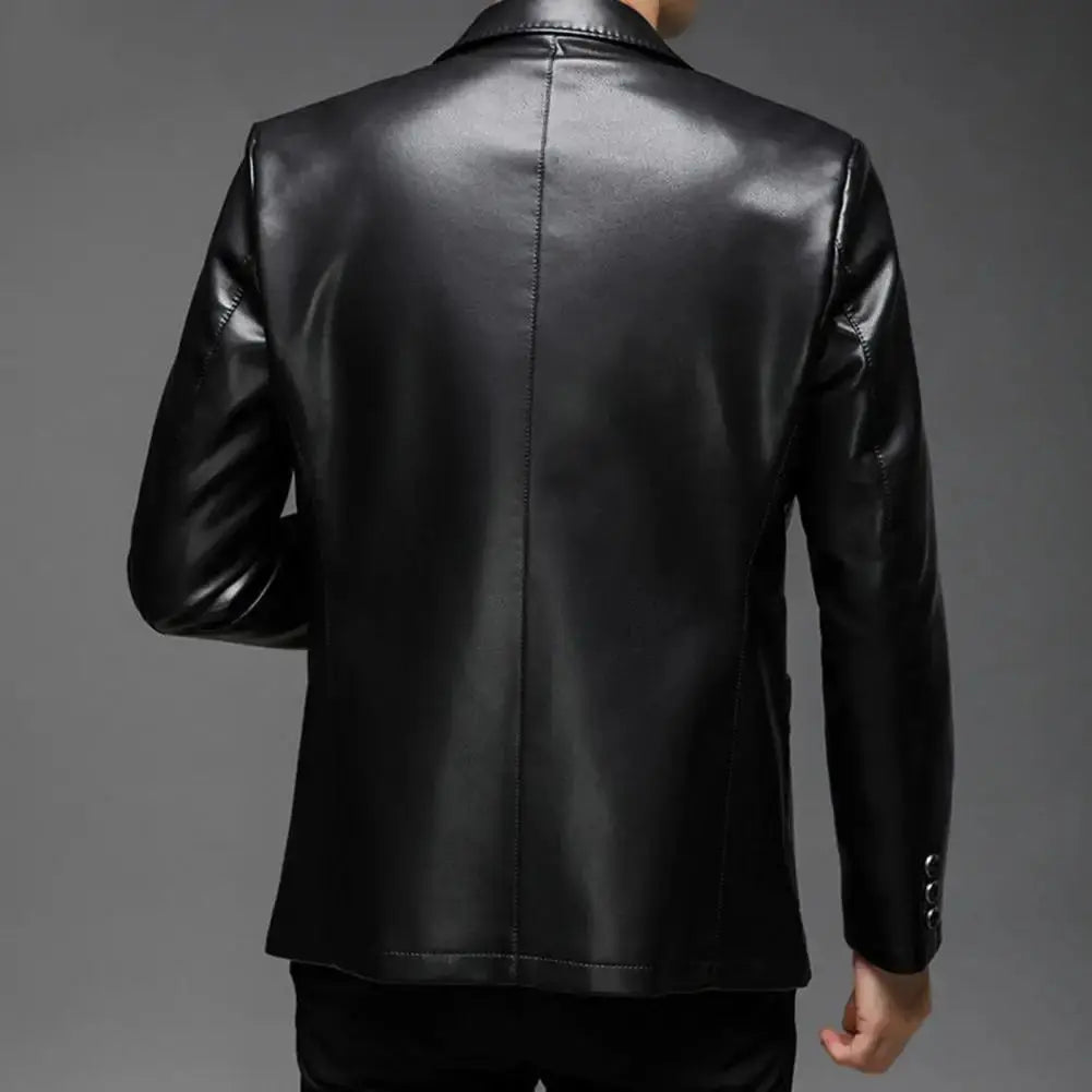 Blazer i imitert skinn Motelys