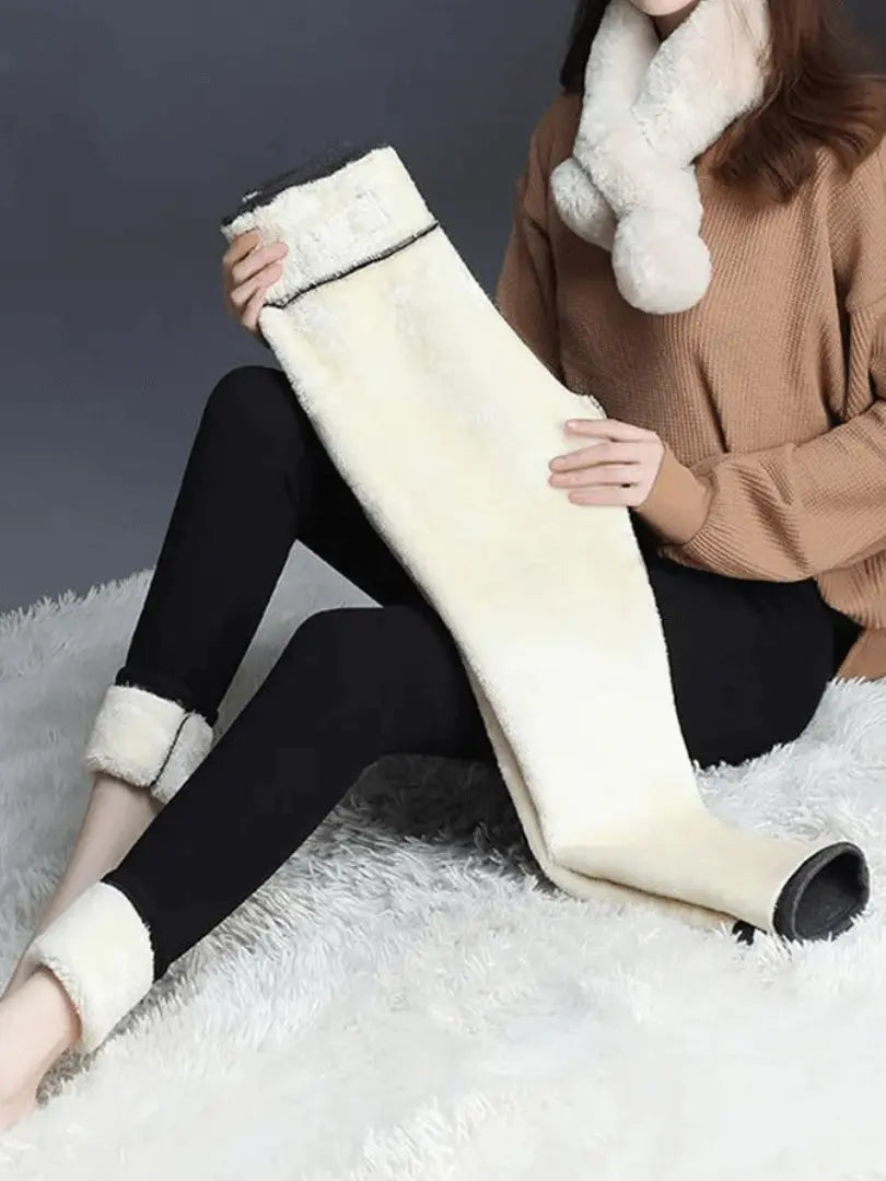 WarmStyle - Fleece-Leggings for Kvinner for Uovertruffen Komfort Motelys