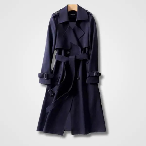 StyleMuse - Elegant Trench Coat til Kvinder for Kritiske Værforhold Motelys