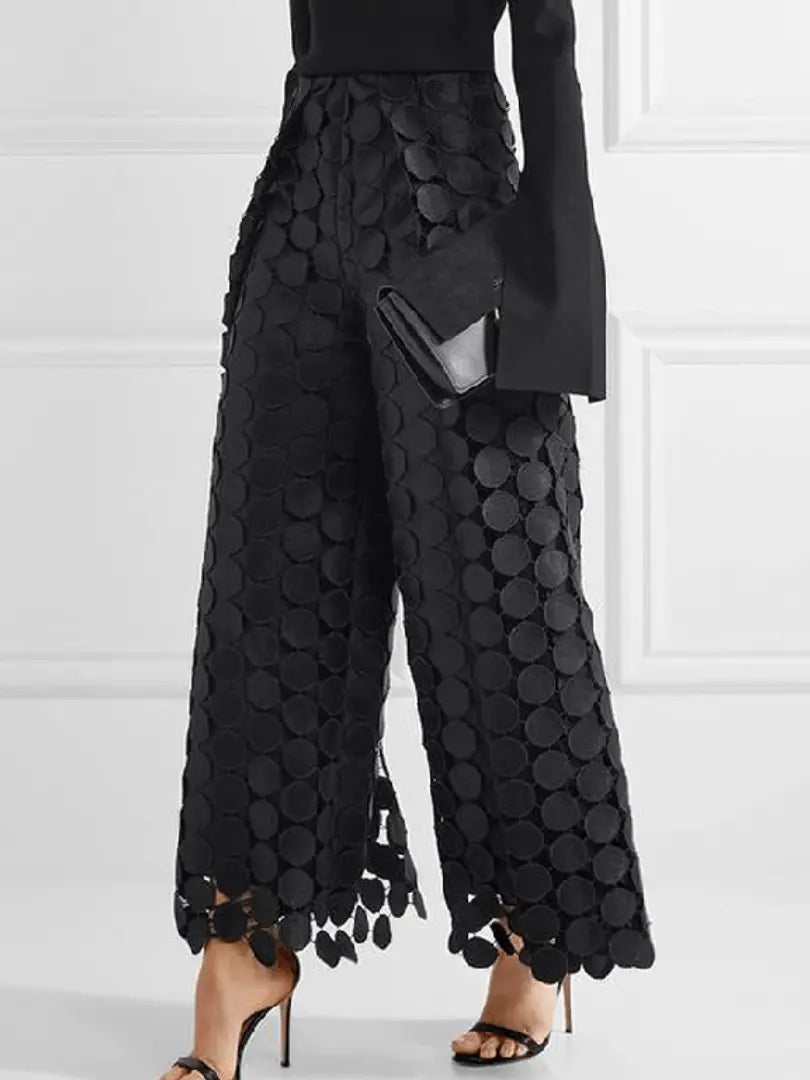 StyleSpot - Trendy Polkadot-Bukser for Uformell Eleganse Motelys