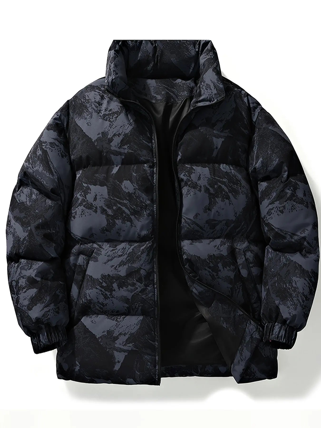 StyleQuest - Camo Pufferjakke for Menn med Trendy Design Motelys