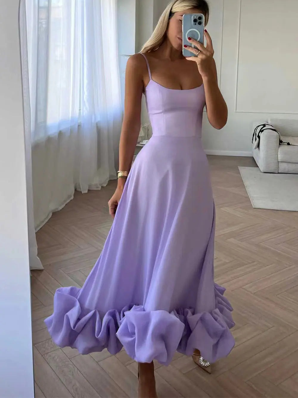 BohoVibe - Eventyrlig Boho-Kjole for Uformell Stil Motelys