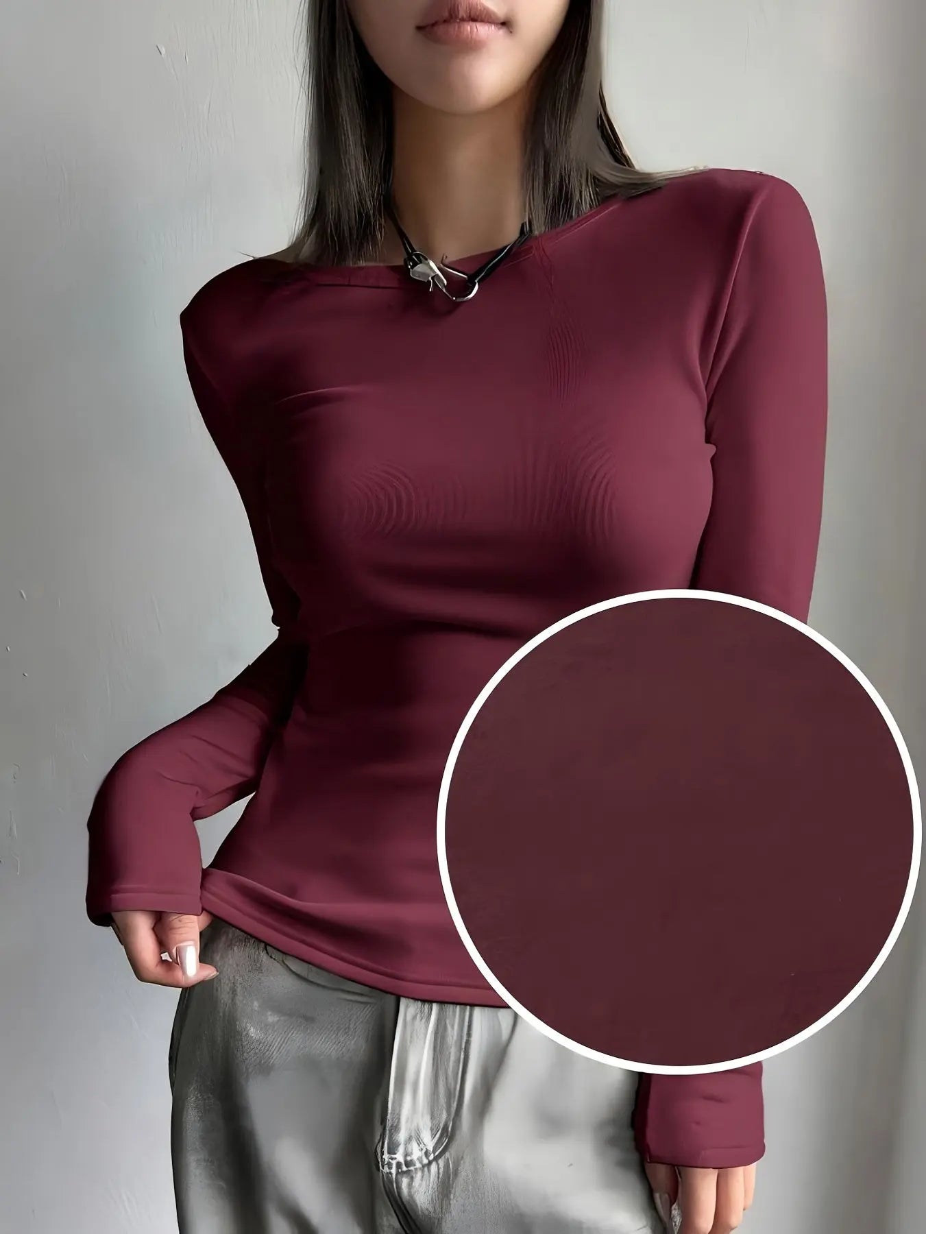 FrostFlex - Termostrikket Slim Fit Topp for Kvinner Motelys