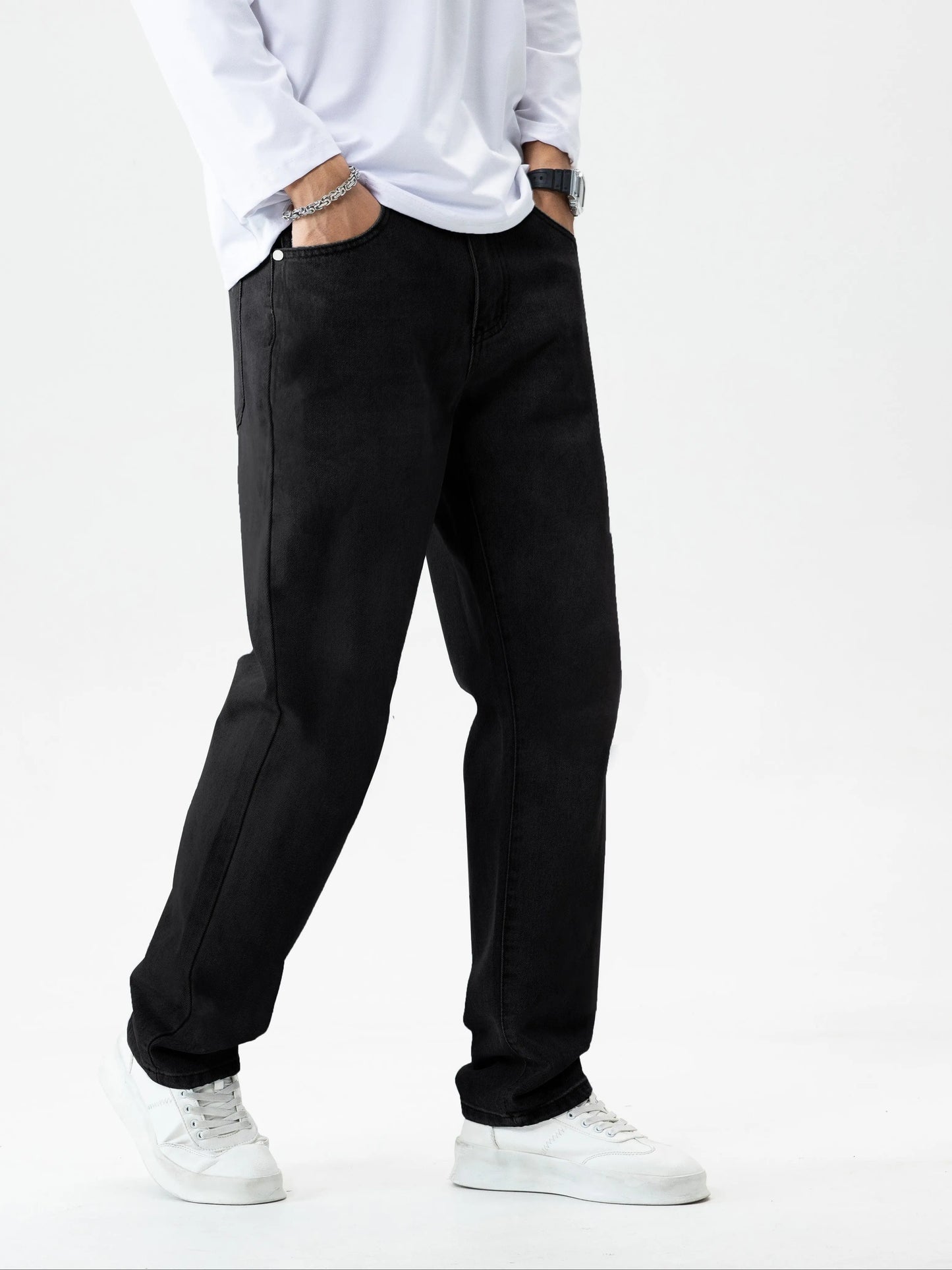 DenimVibe - Stilige Jeans For Menn Med Perfekt Passform Motelys
