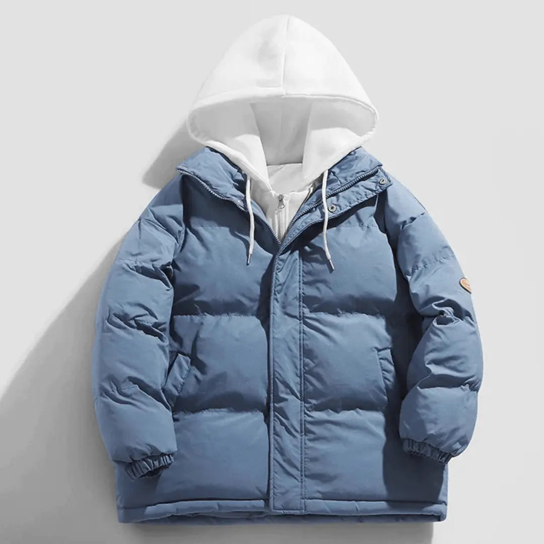 WarmEdge - Jakke med Hette og Snøring for Menn Motelys