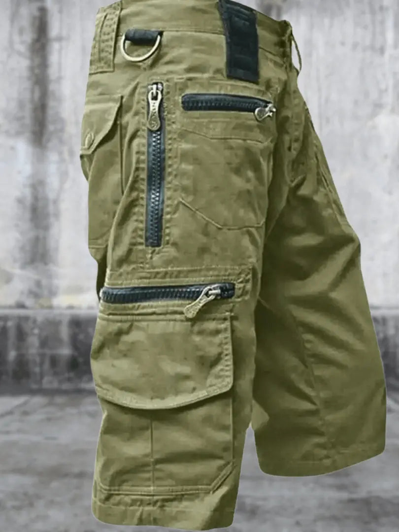 AdventureGear - Allsidige Cargo Shorts For Menn i Komfortabelt Design Motelys