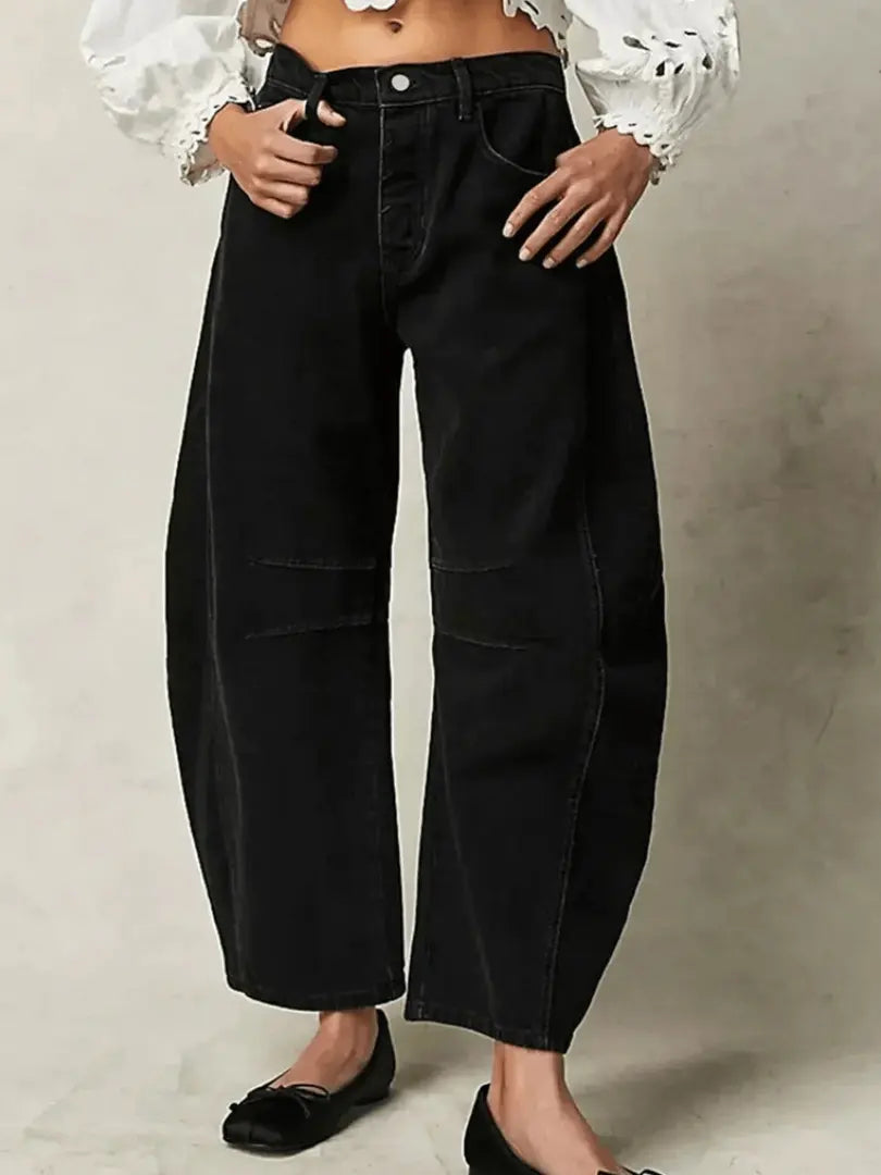 StyleRiver - Trendy Bohemske Jeans for Unik Komfort Motelys
