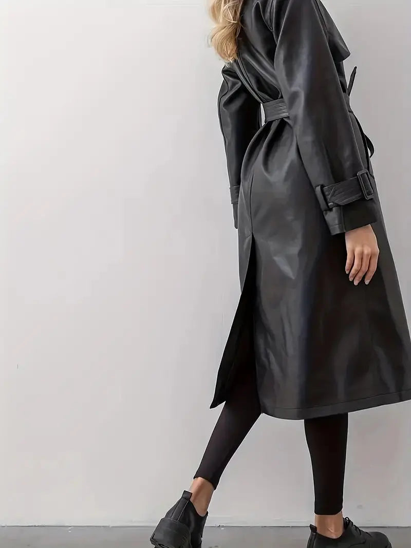 ChicLeather - Vinterfrakk i Skinn til Dame for Style og Komfort Motelys