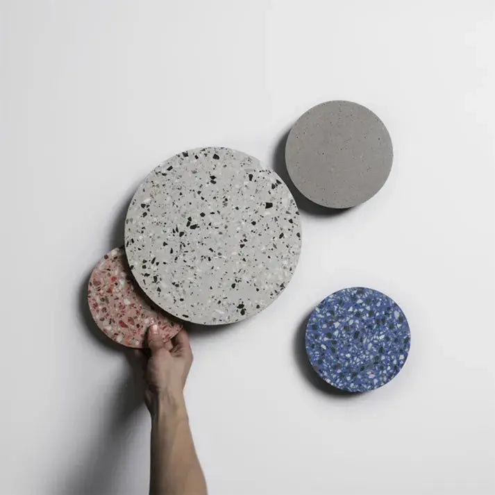 LumenArt - Unik Terrazzo Stibelysning for Moderne Interiør Motelys